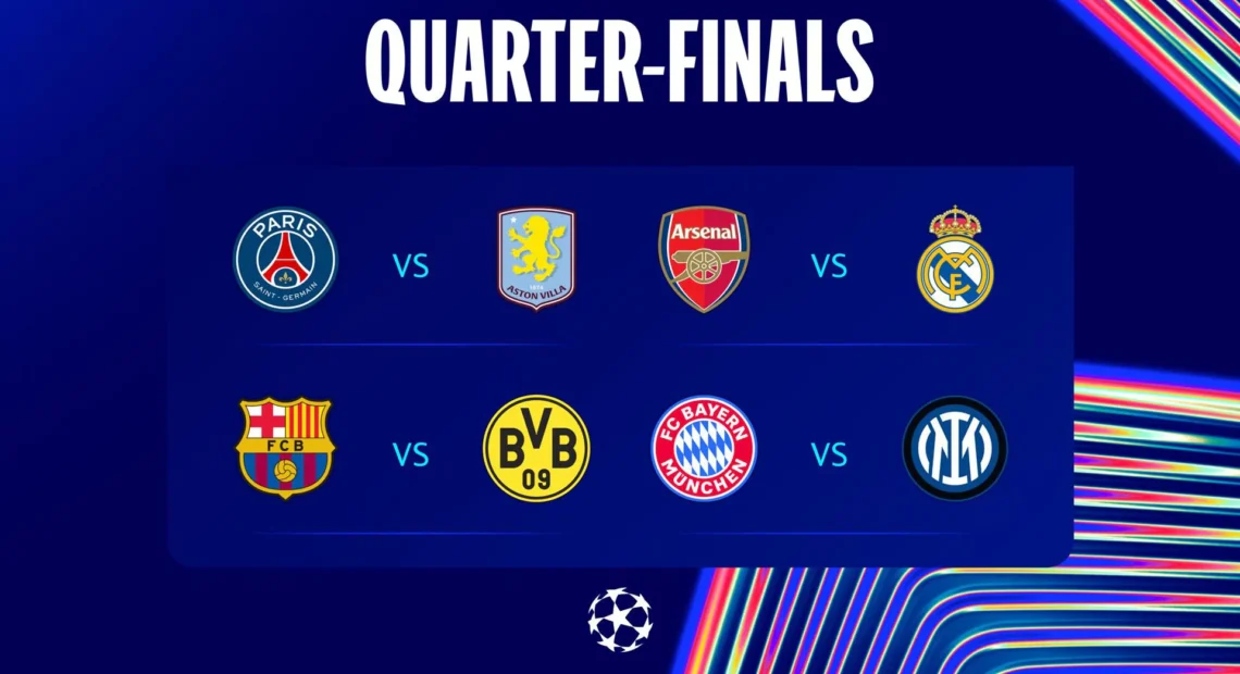 Champions League quarter-finals CONFIRMED