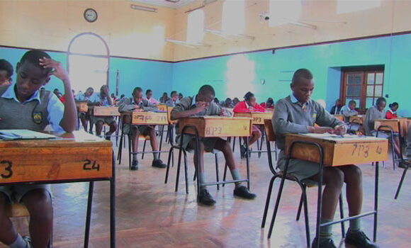 Learners taking national exams