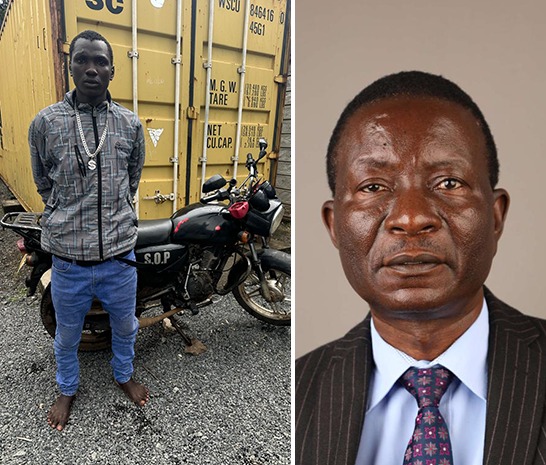Arrested Suspect in Connection to MP Charles Were Shooting