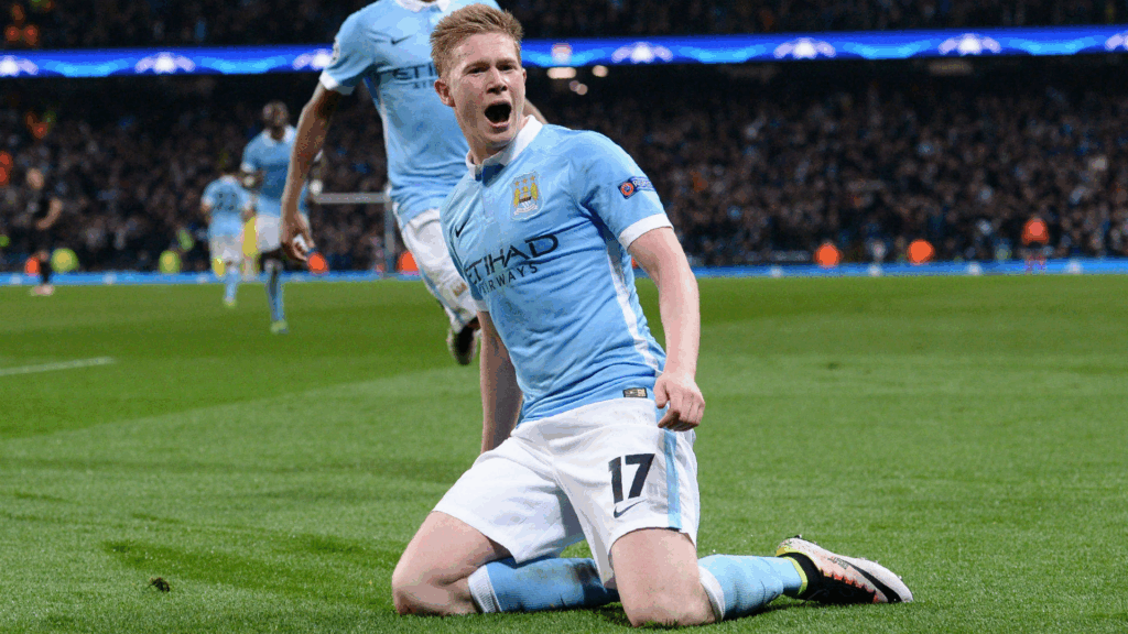 Kevin De Bruyne Celebrating