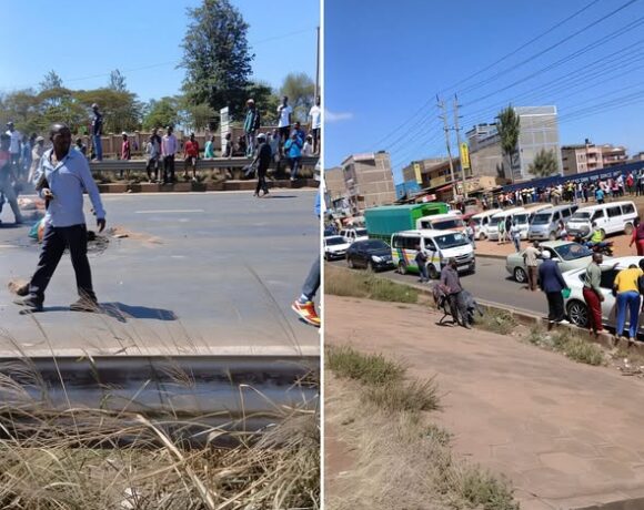 Witeithie road block