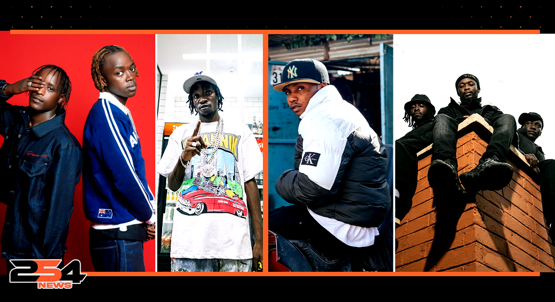 An image collage of Wakadinali, Toxic Lyrikali and Buruklyn Boyz