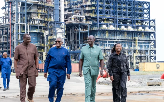 Ruto Warns Against Attempts to Derail Sh2.2 Trillion Dangote Lamu Refinery