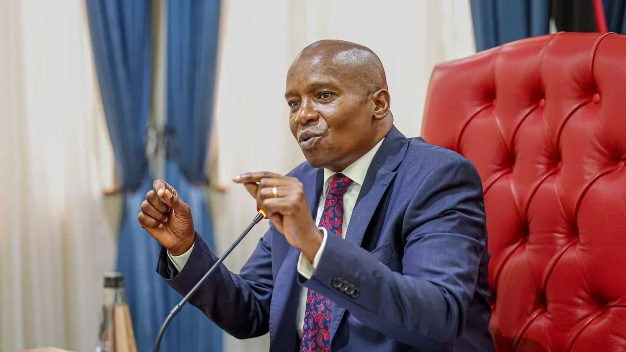 Deputy President Kithure Kindiki inspects a local facility as the government launches a nationwide audit of all alcohol manufacturers to curb illicit trade.
