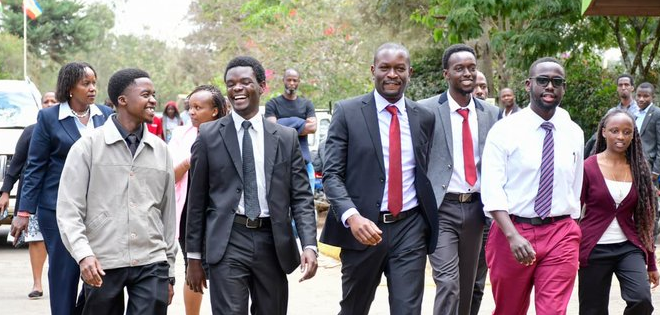 Sifuna Blocked at JKUAT Karen