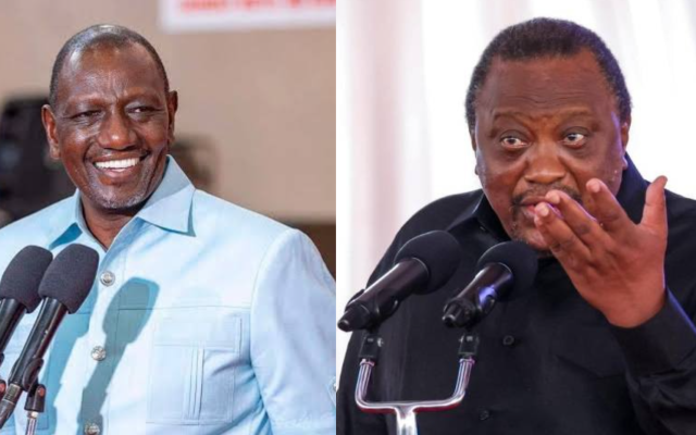 Uhuru Embraces Ruto’s ‘Sponyo’ Nickname at Murang’a Funeral