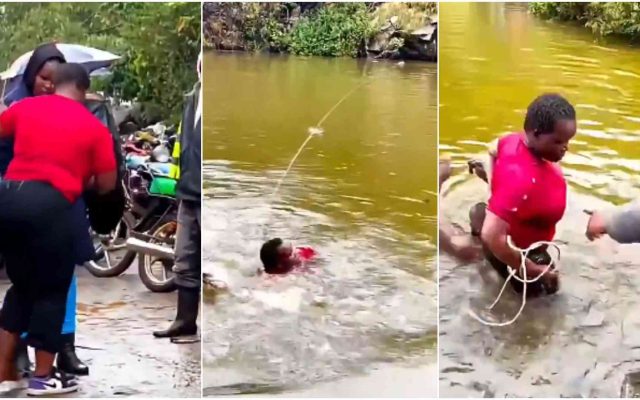 Reported Kericho aspirant Cheptoo Langat joins river recovery, stirring debate