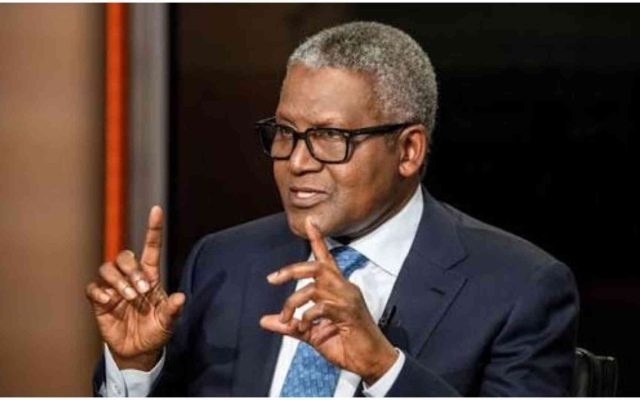 Nigerian billionaire Aliko Dangote