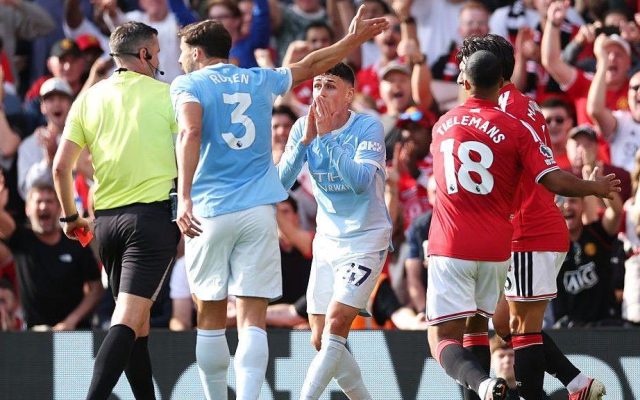 10-Manchester City Beat United 1-0 Amid VAR Controversy