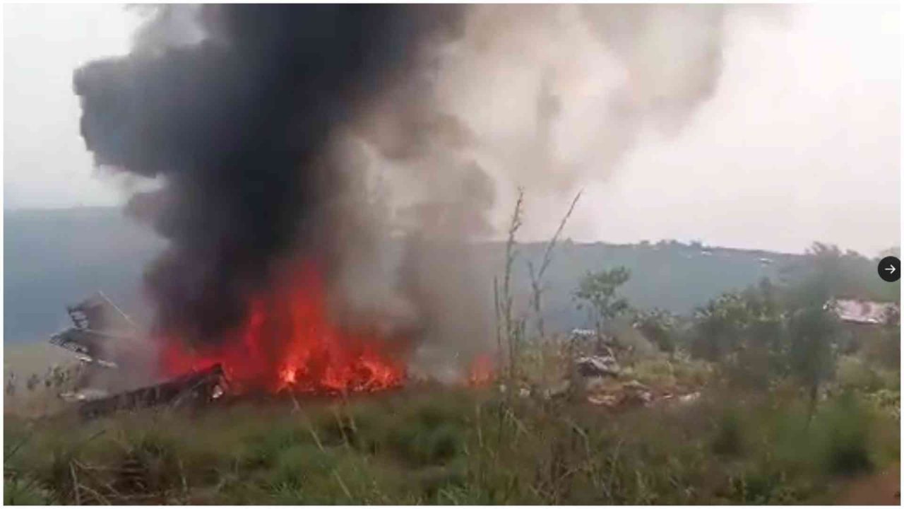 DR Congo aircraft crash near Kenge