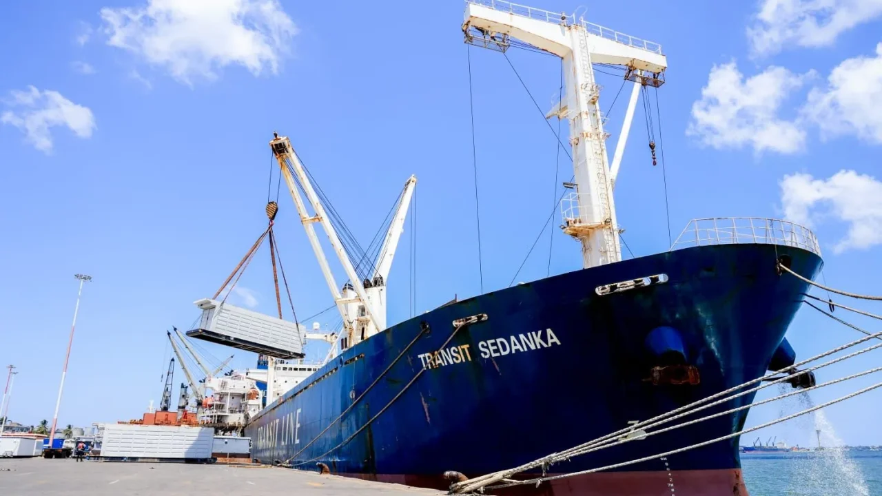 South Lokichar drilling rig at the Port of Mombasa