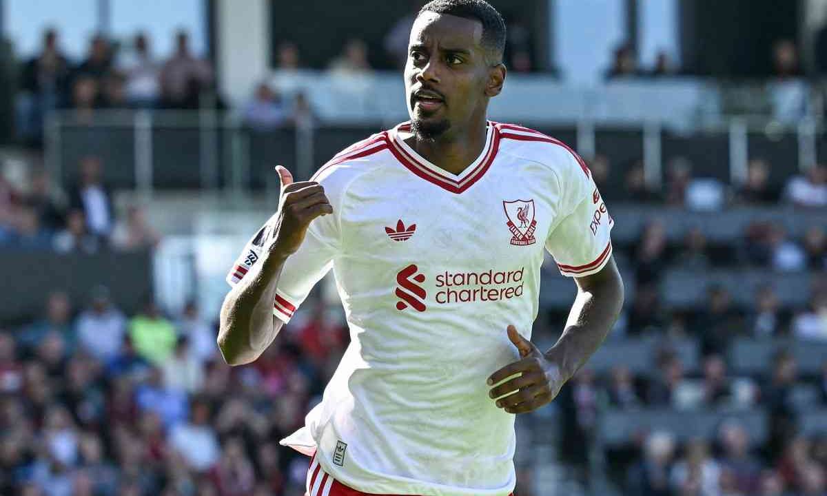 Liverpool striker Alexander Isak