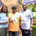 Runners on the trails during the Karura anniversary race