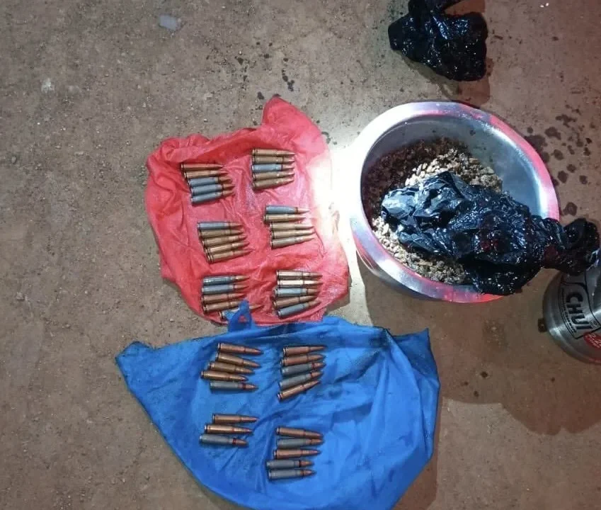 Ammunition recovery from a passenger bus in Kitui