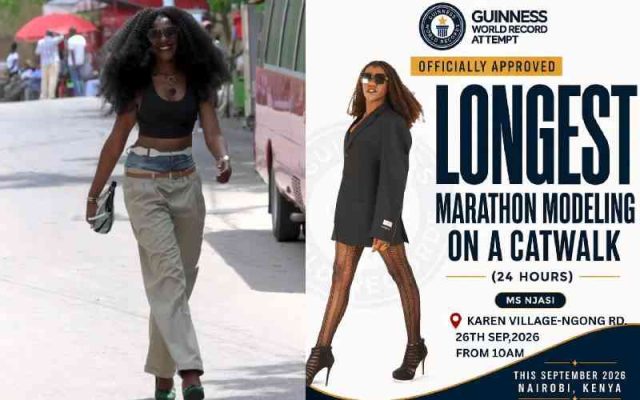 Ms Njasi to attempt 24-hour catwalk record at Nairobi’s Karen Village