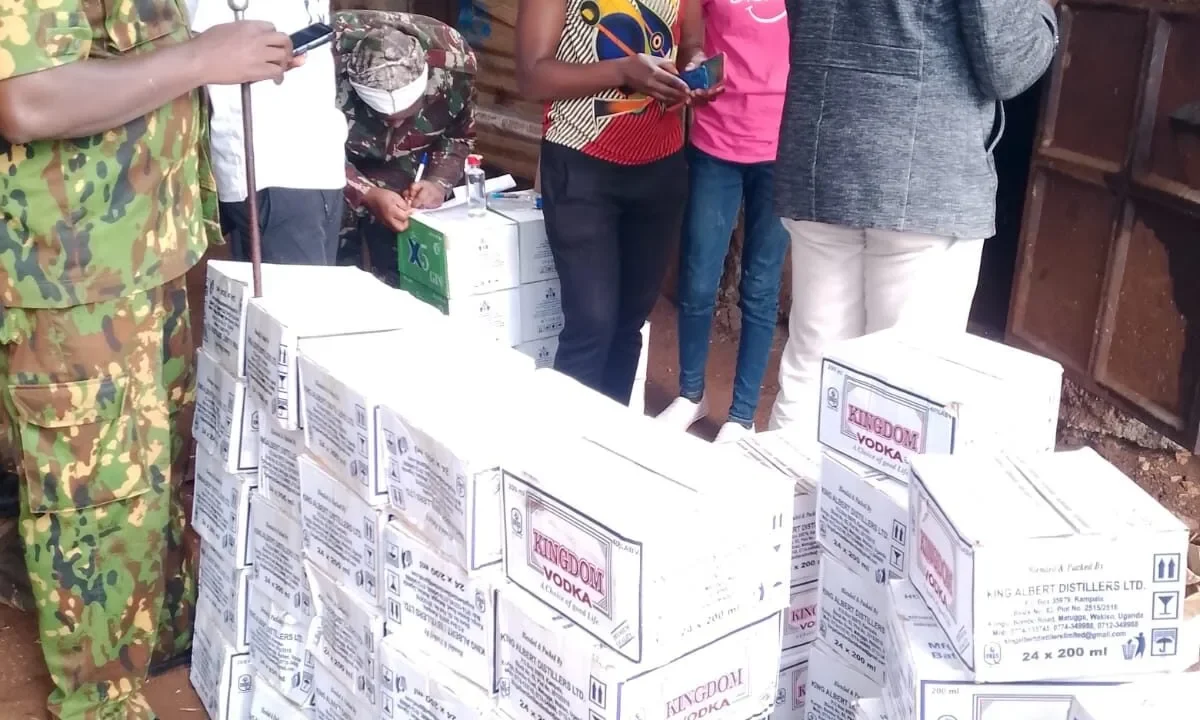 NACADA illicit liquor crackdown in Kapsabet
