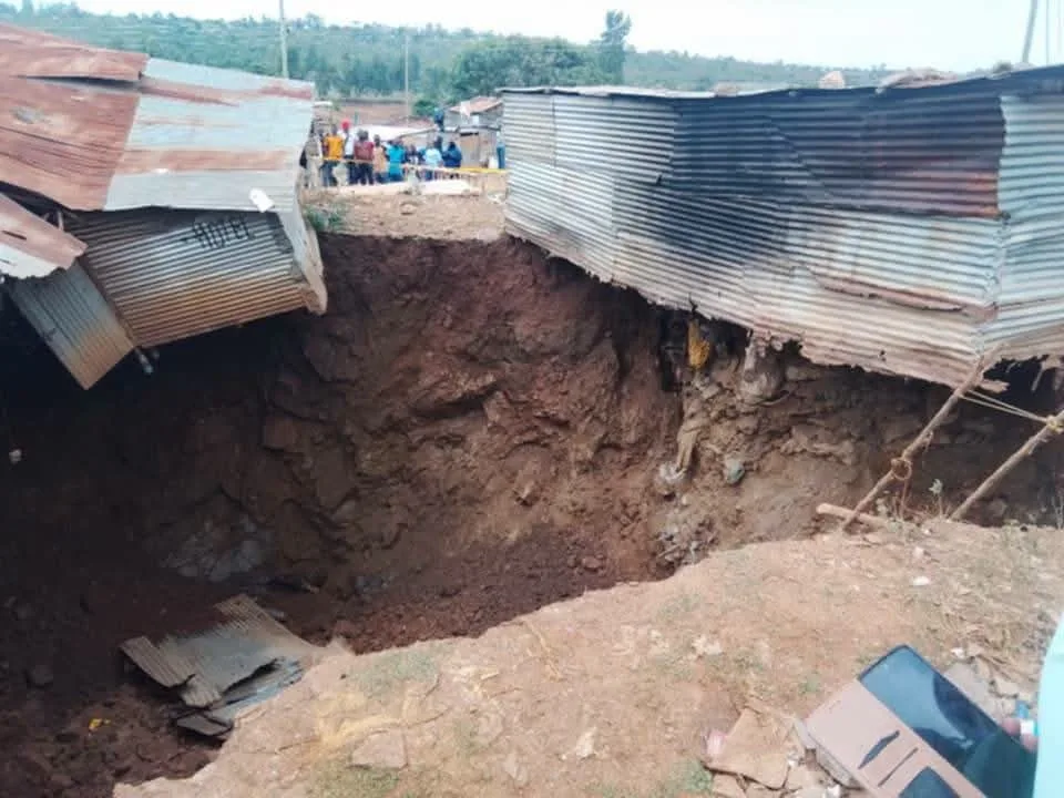 Osiri Matanda goldmines landslide site in Nyatike, Migori