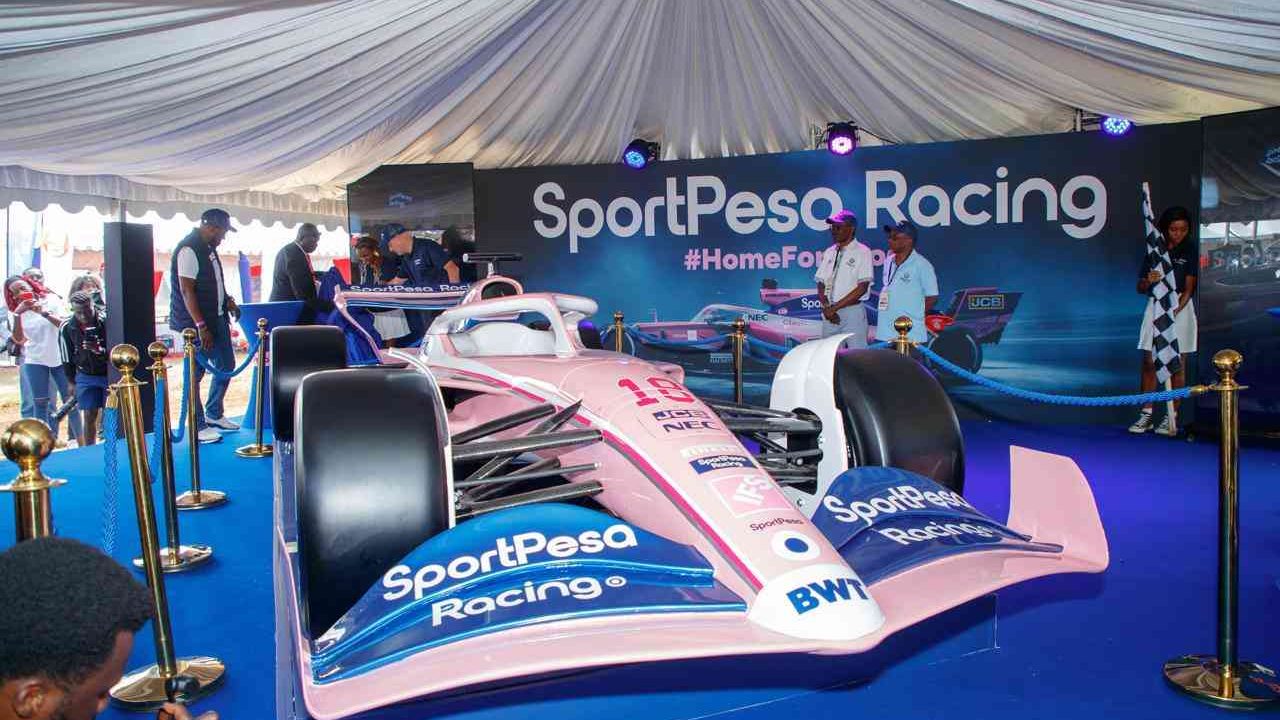 BWT Racing Point RP19 replica at Ngong Racecourse