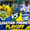 Kariobangi Sharks and Mombasa United playoff