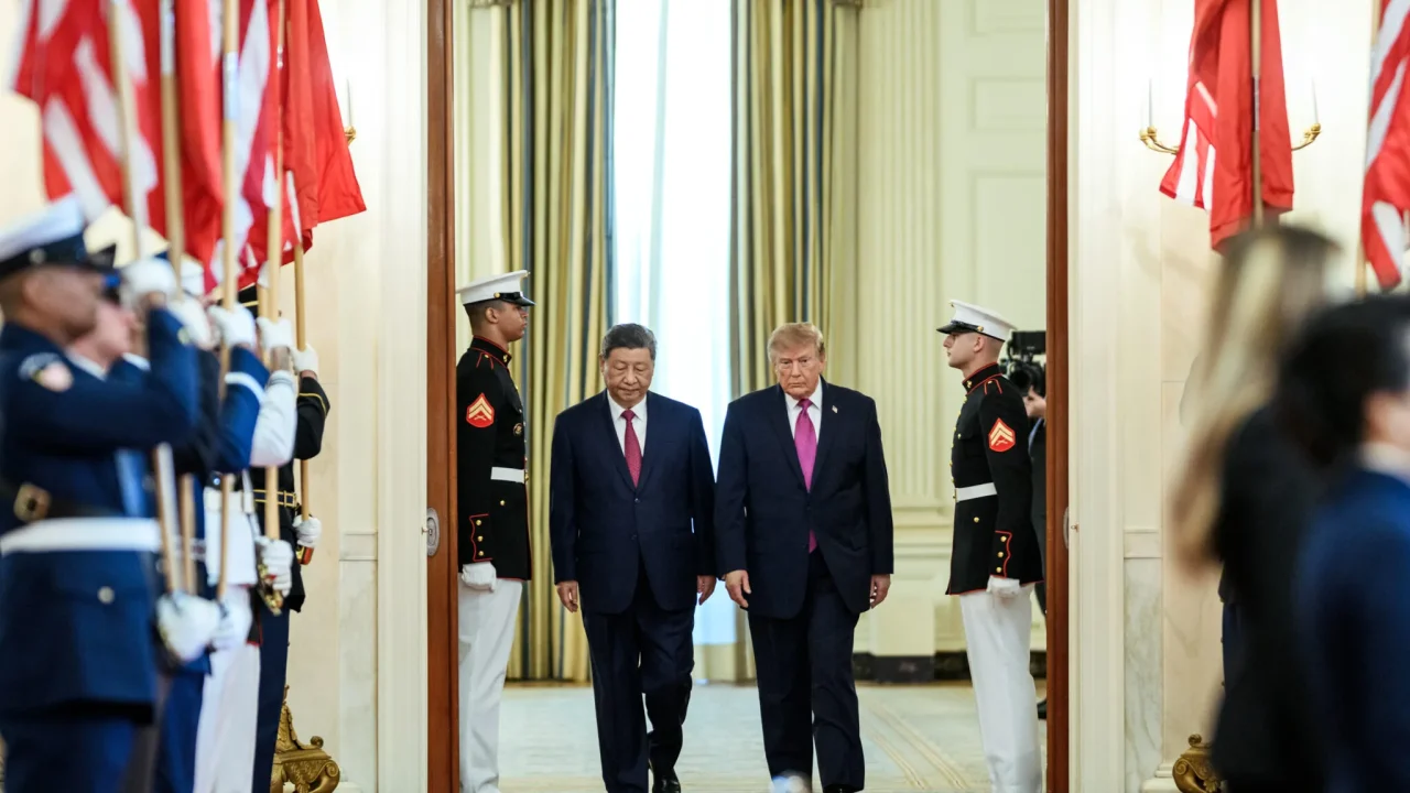 Bald eagle sculpture presented as Trump's gift to Xi Jinping