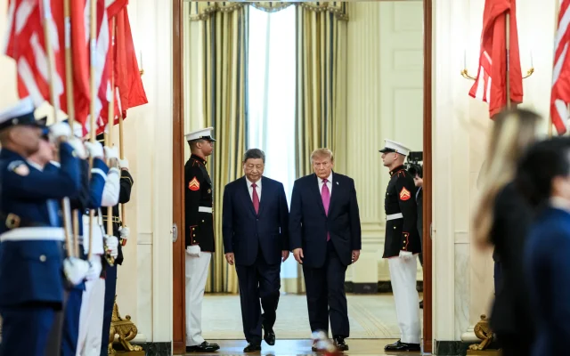 Trump gives Xi bald eagle sculpture as gifts underscore US-China diplomacy