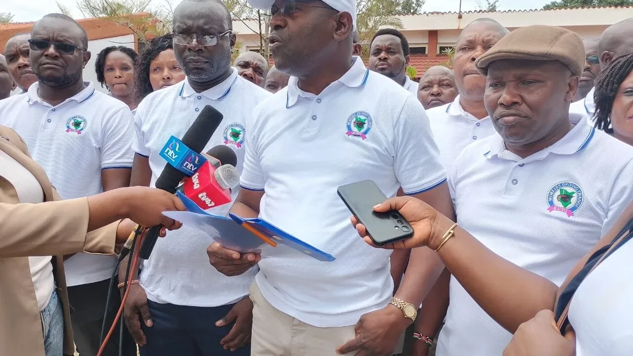 University staff union meeting in Kisumu