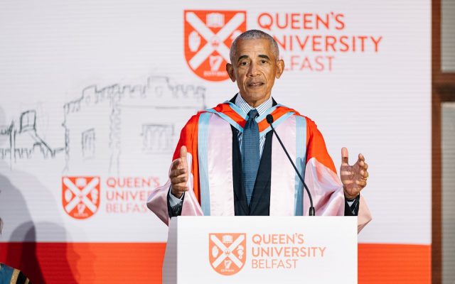 Barack Obama Receives Honorary Doctorate From Queen’s University Belfast