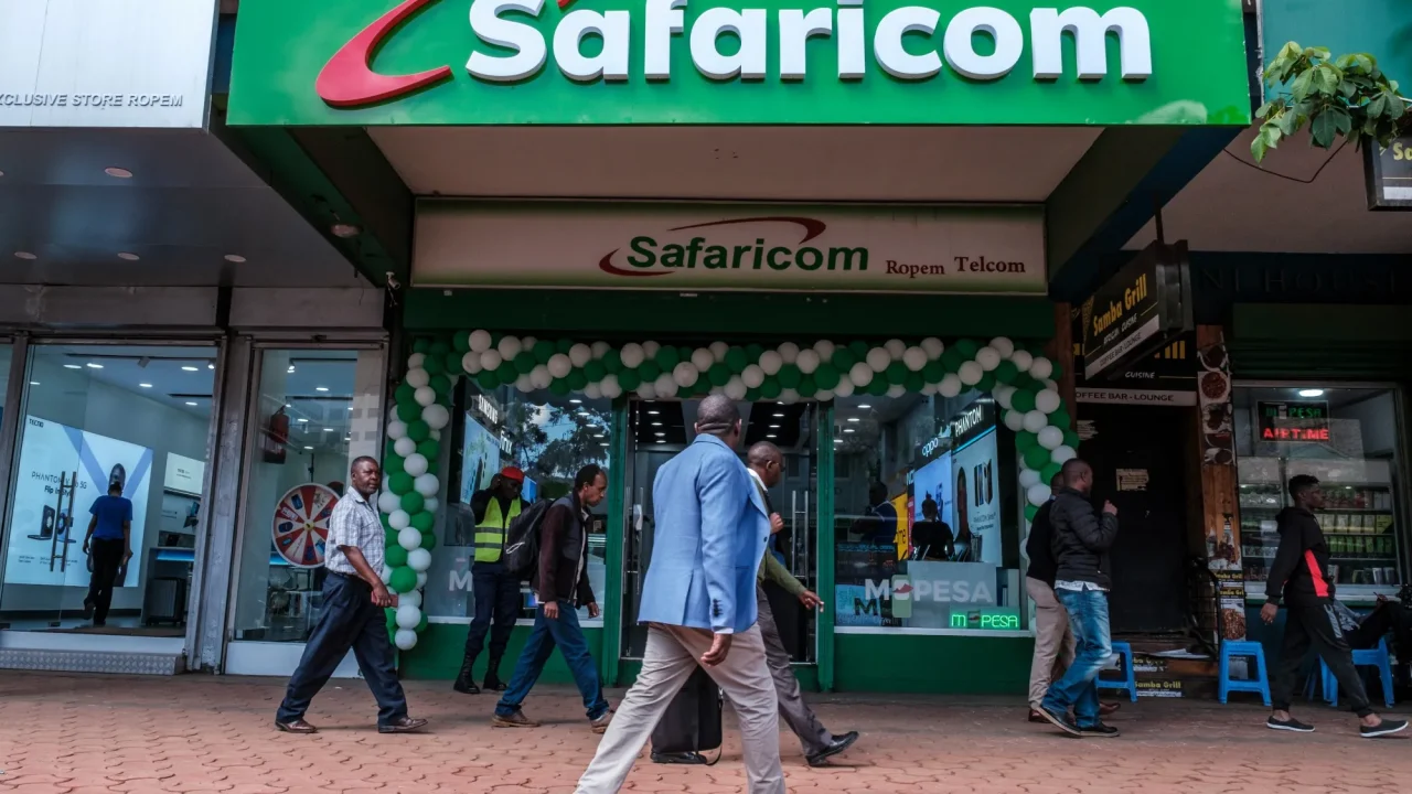 M-Pesa mobile money service