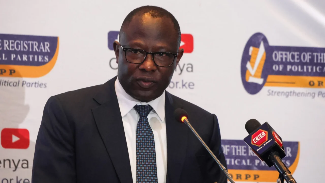 IEBC Chairperson Erastus Ethekon
