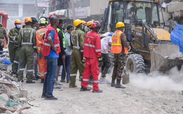 Eastleigh building collapse: KDF sends specialist teams as search continues