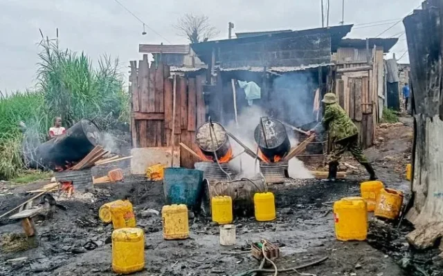 Kindiki Declares Illicit Alcohol Trade Organised Crime, Orders Crackdown
