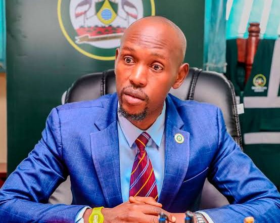Geoffrey Mosiria and Nairobi Governor Johnson Sakaja amid changes in the county administration