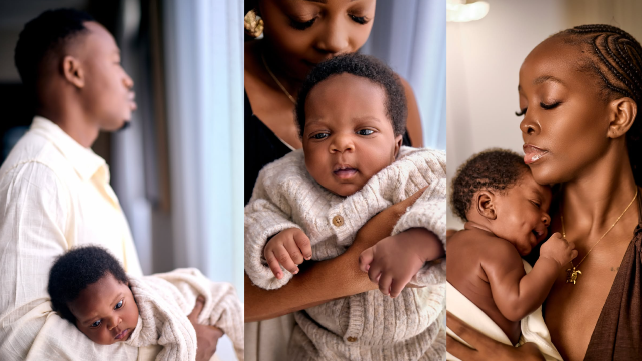 Akoko Val Reveals Newborn Son Ryver Jamie