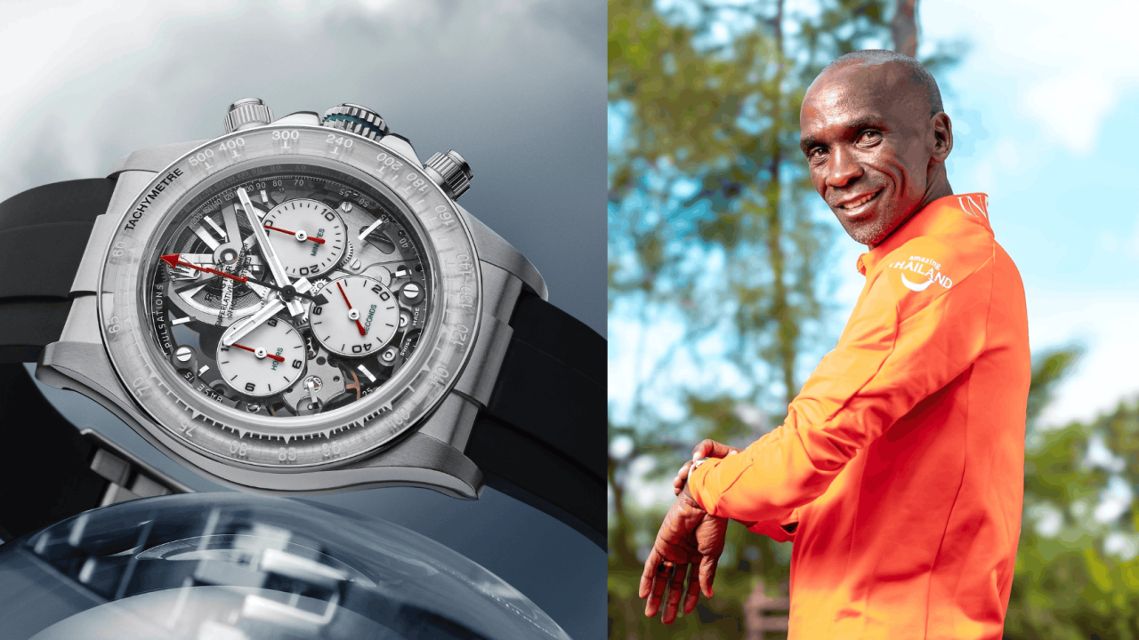 Eliud Kipchoge Unveils 57-Gram Feather Watch