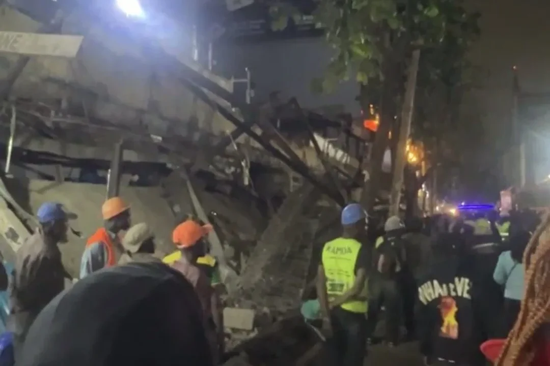 Avenida Building demolition site on Nairobi’s Moi Avenue