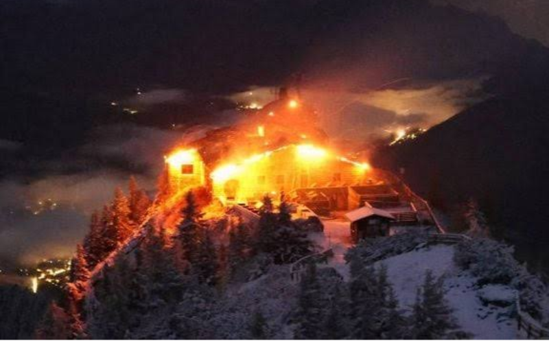Eagle’s Nest fire: German man arrested after blaze damages historic retreat