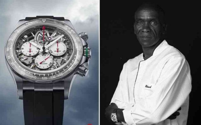 Eliud Kipchoge watch: Marathon legend unveils 57-gram Feather