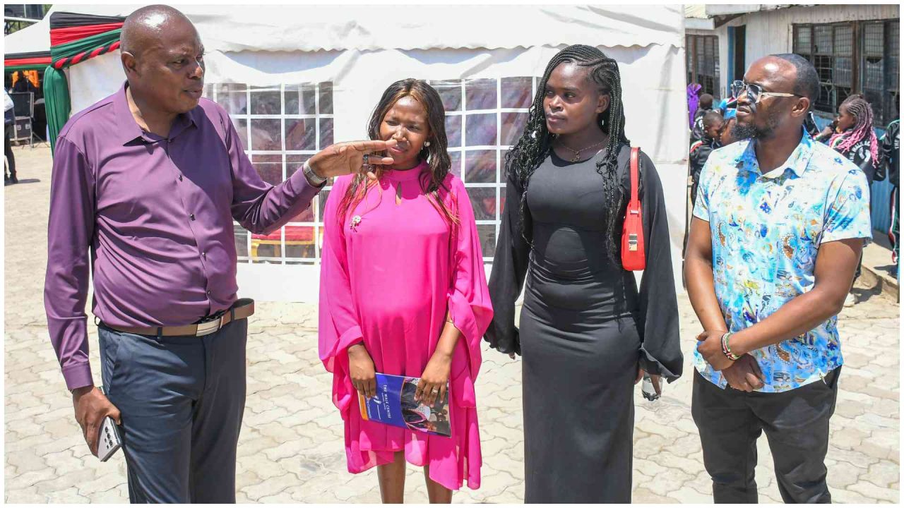 Alex Maina, Lilian Diki, Maureen Nashikanda and John Maina at The Walk Centre