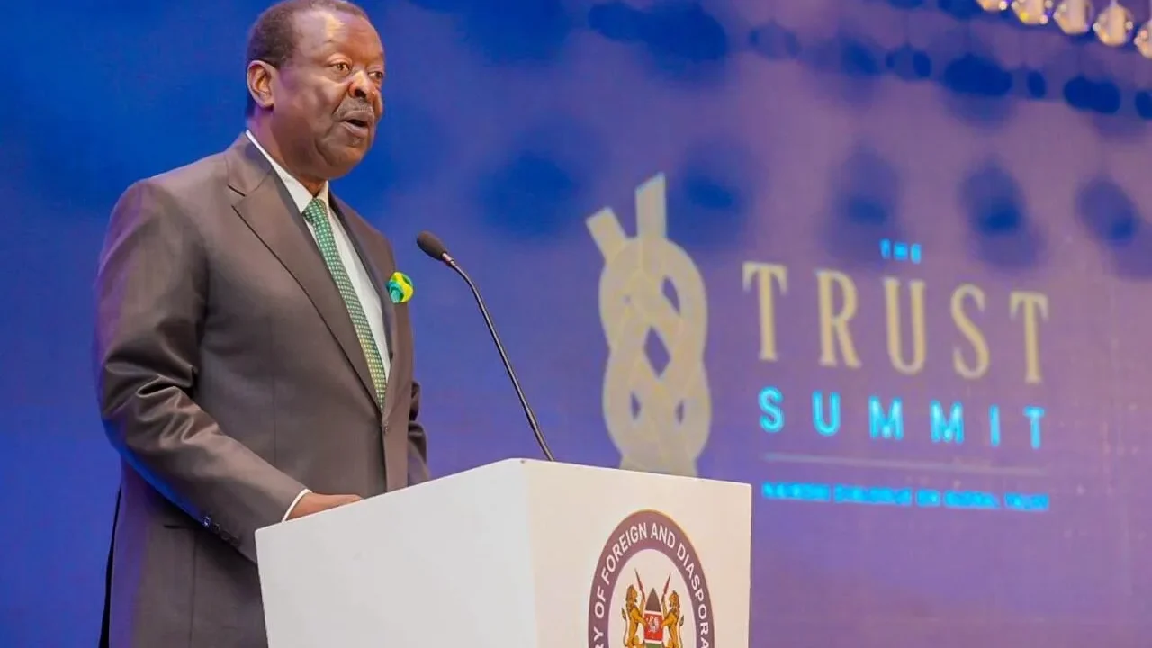 Mudavadi urges accountability and fairer institutions at Global Trust Summit