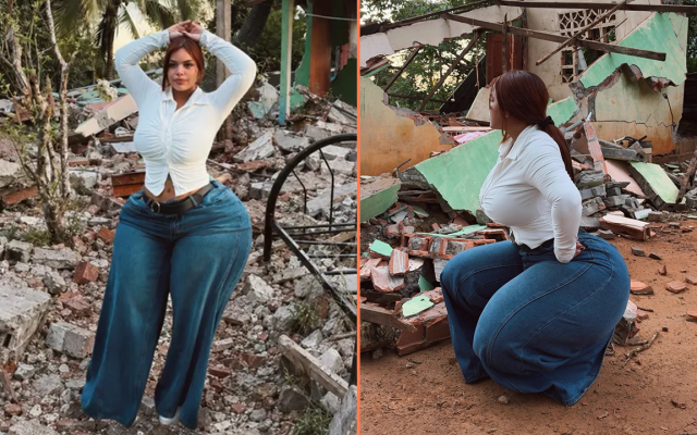 Gracie Bon faces backlash over photos amid Panama earthquake ruins