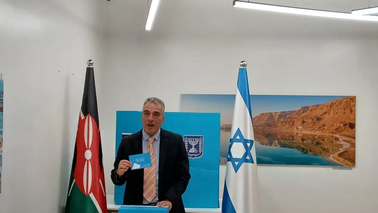 Israeli diplomats vote in Nairobi ahead of October 27 election