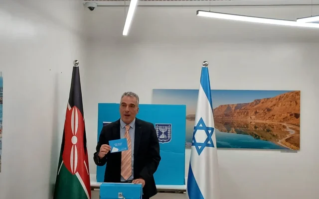 Israeli diplomats vote in Nairobi ahead of October 27 election