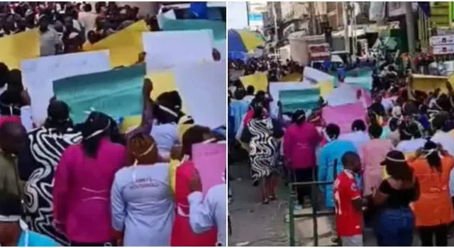 Kamukunji Traders Protest Eviction Orders After Eastleigh Building Collapse