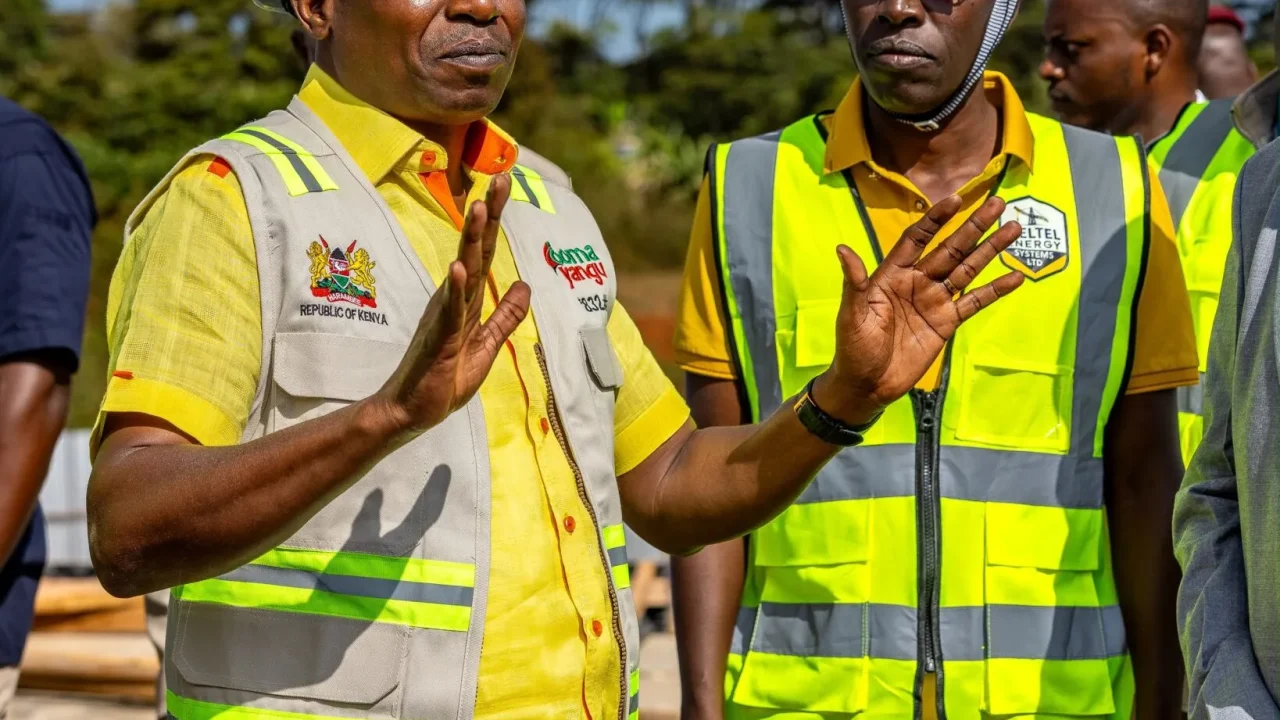 Deputy President Kithure Kindiki on a development tour in Kiambu County