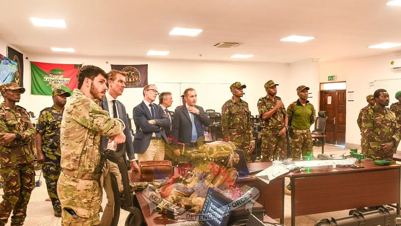 British High Commissioner Matthew Baugh’s visit to the Manda task force
