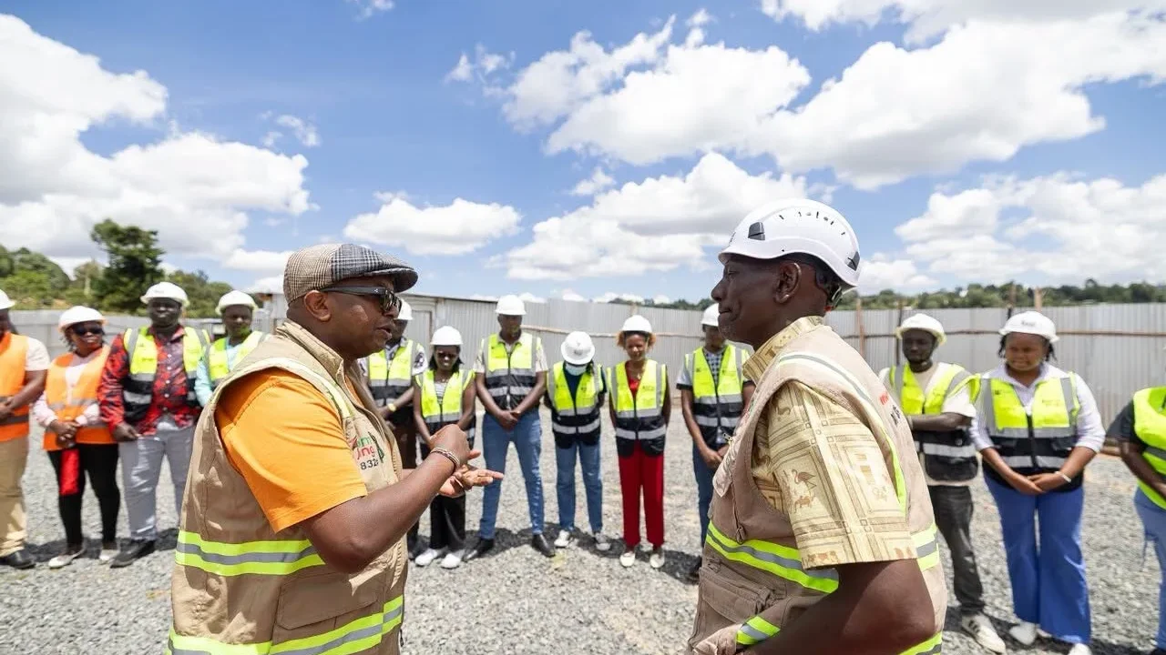 President William Ruto during his development tour in Sigor