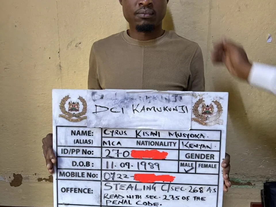 Kitui MCA arrested over alleged phone thefts in Nairobi CBD