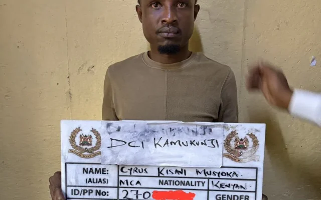 Kitui MCA arrested over alleged phone thefts in Nairobi CBD