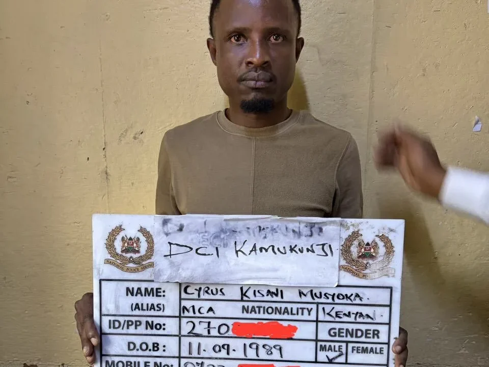 Kitui MCA arrested over alleged phone thefts in Nairobi CBD