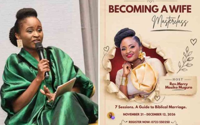 Mercy Masika masterclass sparks debate over women’s roles in marriage